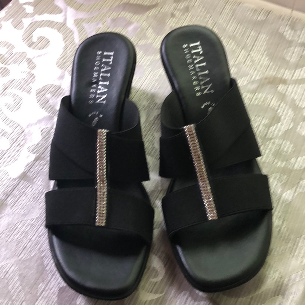 Italian shoe makers bling sandals